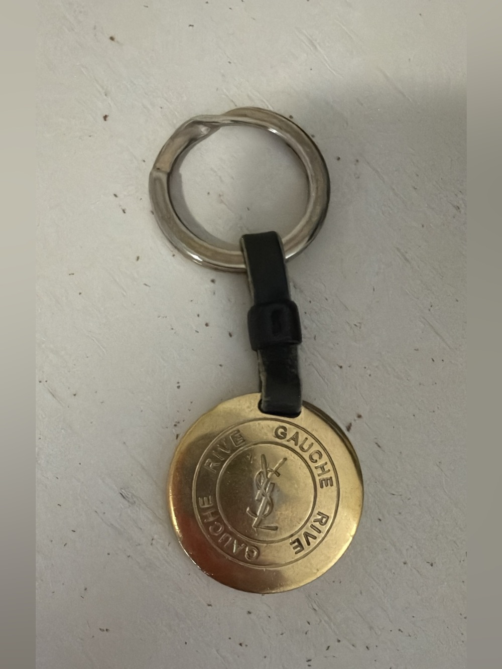 Yves Saint Laurent  Rive Gauche Vintage Rare Key chain